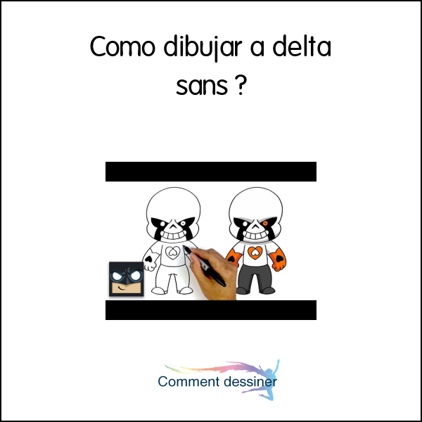 Como dibujar a delta sans